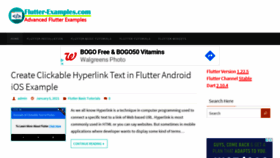 What Flutter-examples.com website looked like in 2021 (3 years ago)