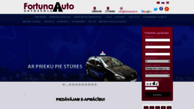 What Fortunaautometodists.lv website looked like in 2021 (3 years ago)