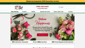 What Floralfantasyflorist.com website looked like in 2021 (3 years ago)