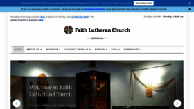 What Faithluth.org website looked like in 2021 (3 years ago)