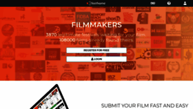 What Filmmakers.festhome.com website looked like in 2021 (3 years ago)