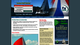 What Fxsails.com website looked like in 2021 (3 years ago)