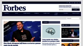 What Forbes.com.br website looked like in 2021 (3 years ago)