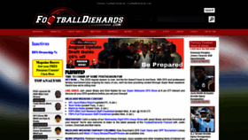 What Footballdiehards.com website looked like in 2021 (3 years ago)