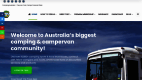 What Freerangecamping.com.au website looked like in 2021 (3 years ago)