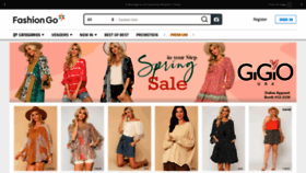 What Fashiongo.net website looked like in 2021 (4 years ago)
