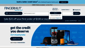 What Fingerhut.com website looked like in 2021 (3 years ago)