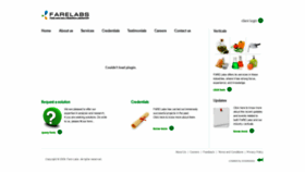 What Farelabs.com website looked like in 2021 (5 years ago)