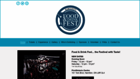 What Foodanddrinkfest.com website looked like in 2021 (3 years ago)