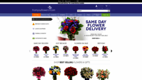 What Fromyouflowers.com website looked like in 2021 (3 years ago)