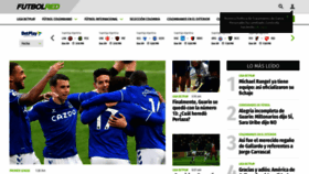 What Futbolred.com website looked like in 2021 (3 years ago)