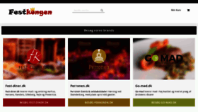What Festkongen.dk website looked like in 2021 (3 years ago)