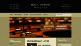 What Finkbeinerlaw.com website looked like in 2021 (3 years ago)