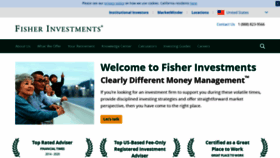 What Fisherinvestments.com website looked like in 2021 (3 years ago)