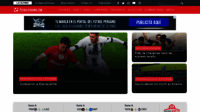 What Futbolperuano.com website looked like in 2021 (3 years ago)