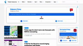 What Flutterawesome.com website looked like in 2021 (4 years ago)