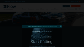 What Flowwaterjet.com website looked like in 2021 (4 years ago)