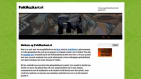 What Folkmuzikant.nl website looked like in 2021 (5 years ago)