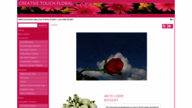 What Flowersbycreativetouch.com website looked like in 2021 (3 years ago)