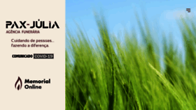 What Funerariapaxjulia.pt website looked like in 2021 (3 years ago)