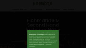 What Flohmarkt.de website looked like in 2021 (3 years ago)