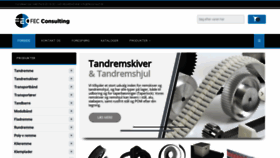 What Fecconsulting.dk website looked like in 2021 (4 years ago)