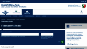 What Finanzamt.nrw.de website looked like in 2021 (3 years ago)