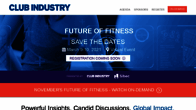 What Futureoffitness.clubindustry.com website looked like in 2021 (3 years ago)