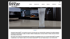 What Freezeglass.com website looked like in 2021 (3 years ago)