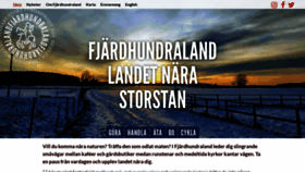 What Fjardhundraland.se website looked like in 2021 (3 years ago)