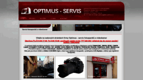 What Foto-optimus.cz website looked like in 2021 (3 years ago)