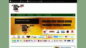 What Festivalkomedie.cz website looked like in 2021 (3 years ago)