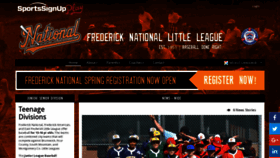 What Fredericknational.org website looked like in 2021 (3 years ago)