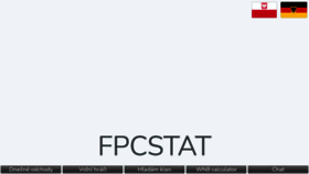What Fpcstat.cz website looked like in 2021 (3 years ago)