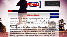 What Fit4all.com.au website looked like in 2021 (3 years ago)
