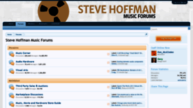 What Forums.stevehoffman.tv website looked like in 2021 (3 years ago)