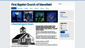 What Fbcmansfield.org website looked like in 2021 (5 years ago)