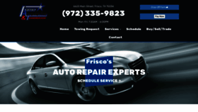 What Friscoauto.com website looked like in 2021 (3 years ago)