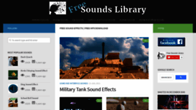 What Freesoundslibrary.com website looked like in 2021 (3 years ago)