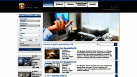 What Foxnekretnine.com website looked like in 2021 (3 years ago)