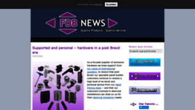 What Fdbnews.co.uk website looked like in 2021 (3 years ago)