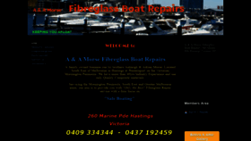 What Fibreglassboatrepairs.com.au website looked like in 2021 (3 years ago)