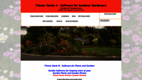 What Flowergenie.co.uk website looked like in 2021 (3 years ago)