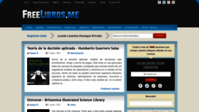 What Freelibros.me website looked like in 2021 (3 years ago)