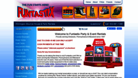 What Funtastix.com website looked like in 2021 (3 years ago)