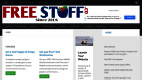 What Freestuff.com website looked like in 2021 (3 years ago)