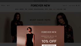 What Forevernew.co.in website looked like in 2021 (3 years ago)