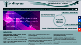 What Fondimpresa.it website looked like in 2021 (3 years ago)