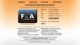 What Fa-showtechnik.at website looked like in 2021 (3 years ago)