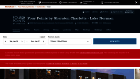 What Fourpointscharlottelakenorman.com website looked like in 2021 (3 years ago)